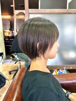 ハピネス クローバー 学園前店(Happiness CLOVER)&nbsp;大人かわいい☆ショート/小顔/ショートボブ/レイヤー/白髪/前髪