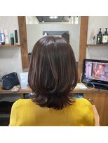 カミケン 清明店(kamiken.)&nbsp;丸みくびれミディアム美髪さらツヤ潤い上品【カミケン清明店】