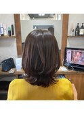 丸みくびれミディアム美髪さらツヤ潤い上品【カミケン清明店】