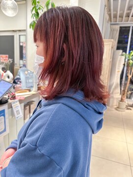 オブジェ シエル(obje't ciel) 小悪魔カラー＋カット