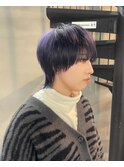 ディープパープル × メンズっぽウルフ