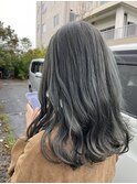 ブリーチありオリーブカラー