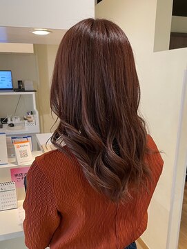 ラファンス 栗林店(LaFENCE) オレンジブラウン/レイヤーロング