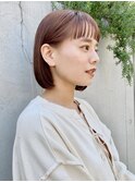 ショートボブ20代30代40代大人可愛い前下がり表参道