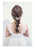 ＊金箔×ラメワックス1000円～ヘアセット☆編みおろし＊