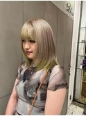 D'na×あかり デザインカラー ネオングリーン