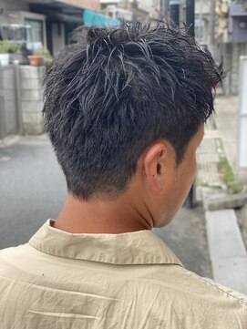 スウェル 船橋店(Swell) #ベリーショート#ダークアッシュ#ニュアンスパーマ#韓国マッシュ