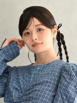 アース 千葉店(HAIR&MAKE EARTH) 韓国風三つ編みアレンジ