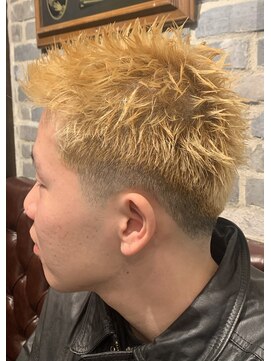 ミリオンバックス 御徒町店(Million Backs) スパイキーショート<理容室>[メンズ/眉毛/バーバー/御徒町]