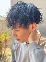 アリーム(Areem) ツイストスパイラルメンズパーマショート刈り上げメンズカット