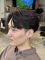 レタッチ バイ フィフス 天神大名(RETOUCH by fifth)&nbsp;天神フェザーショートフェザーパーマニュアンスパーマ緩め30代