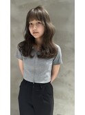 Olive gray ブリーチ無しダブルカラー