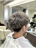 透明感抜群ダブルカラーブリーチミルクティーベージュ
