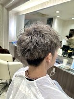 アース 天満橋店(HAIR & MAKE EARTH)&nbsp;透明感抜群ダブルカラーブリーチミルクティーベージュ