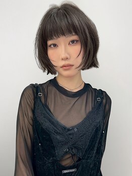 ヴェイン 渋谷(vain)の写真/[渋谷駅徒歩1分]ご自宅でも再現しやすいレイヤーカット/韓国ヘア/ミディアムヘアならvain＊可愛いが続く＊