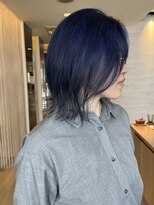 フェイス 大船(FACE)&nbsp;ネイビーブルー/レイヤーカット【大船駅】太良坊航