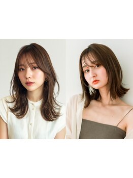 顔型/骨格/髪質に合わせた似合わせ提案が好評◎毎朝のstylingも簡単に*[伊丹/髪質改善/白髪ぼかし/学割U24]