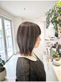 【THYN℃】ヘイリーボブ/ミディアムレイヤー/20代30代40代