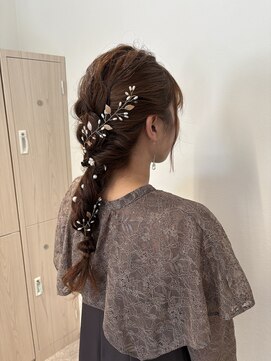 クルム(KURUMU) 結婚式ヘア/編みおろし