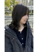 オリーブグレージュ/オリーブベージュ/小顔カット/レイヤー