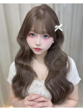 ボタン テンジン(VOTAN tenjin) [votanふうか]オリーブグレージュ/顔周り/天神韓国ヘア