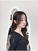 顔まわり毛流れレイヤー