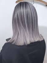 ブレイズヘアー(BLAZEhair)&nbsp;【コントラスト強め】ホワイトバレイヤージュ×ブリーチ２回
