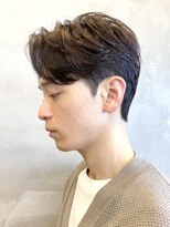 エリマバイフィフス 調布(elima by fifth)&nbsp;調布フェザーショートシャドウパーマセンターパートウルフゆるめ