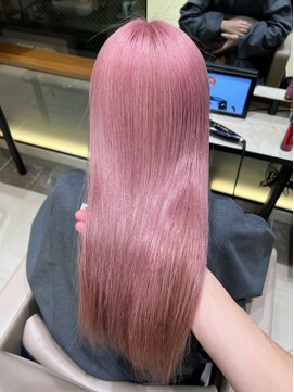 ピークアブー ワン(PEEK-A-BOO ONE) ブリーチダブルカラーペールピンクブロンドヘアハイトーン