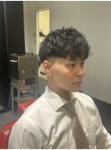 ナチュラルパーマショート