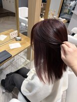 アヴァンス 広島本通店(AVANCE.) 着物ヘア/大人ガーリー/ダークアッシュ/似合わせカット/広島