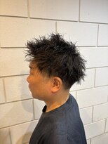 アルゴ 茅ヶ崎(ARUGO)&nbsp;MEN’S HAIR/波巻きツイストスパイラル/リバースセンターパート