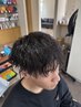 【メンズ人気No.1】メンズカット+メンズパーマ￥12,000