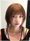 髪質改善トリートメントミルクティーベージュカラーくびれヘア