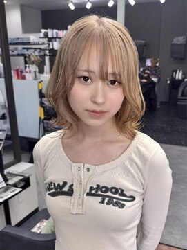 イブヘアー(eve hair) ◎ハイトーン/ブリーチカラー/ブロンド/レイヤーボブ/くびれボブ