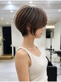 30代40代50代丸みショート絶壁解消大人美人ショート伊
