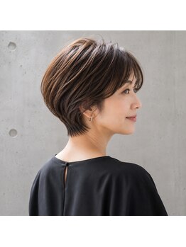アッシュ 仙川店(Ash)の写真/絶壁・広がりを骨格補正。どこから見ても美しい、大人の似合わせショート