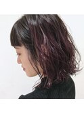 ボブでも出来るグラデーションカラー。