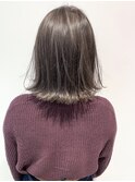 ワンブリーチでつくる外国人風グレージュカラー