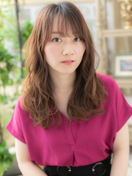 カバーヘア ブリス 上尾西口店(COVER HAIR bliss) 外国人風アシンメトリー透け感エアリーロングa上尾20代30代40代