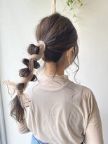 フェリアファム 北千里(FERIA fam)&nbsp;【FERIA北千里】アッシュブラウン×ラフな華やかアレンジ