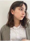 ふわふわ外国人風パーマのミディ