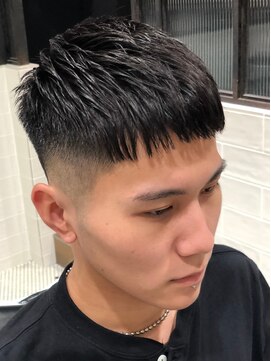 バーバーブロス 吉祥寺店(BARBER BROS) 【LUDLOW BROS.】YamazakiManaya 長めクロップヘア