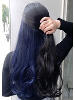 ヘアスピリッツアンクス(Hair Spirit anx) ディープ ブルー インナーカラー