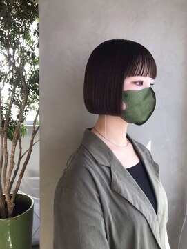 シセイ 青山(SHISEI) ぱっつんボブ/縮毛矯正/酸性ストレート［南青山］