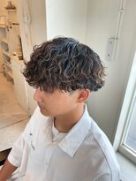 ミオ(Mio) 滋賀、南草津、メンズ美容室、波巻きツイストスパイラルパーマ