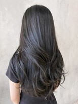 アイティーバイアルバム 北千住店(IT by ALBUM)&nbsp;レイヤーロングアッシュブラックグレージュカラー_ba415381