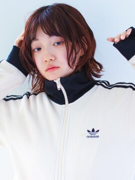 ヘアサロン ガリカ 表参道(hair salon Gallica) ニュアンスボブ/2wayバング/暖色系カラー
