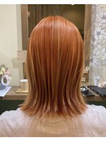 ラテ 上尾(Latte)&nbsp;オレンジカラーの外ハネロブ