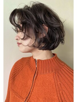 スタイル 茅ケ崎(STYLE) 【ハクラ】ボブパーマ レイヤーボブ ショートボブ  ニュアンス